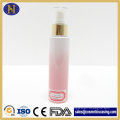 2016 New Fashion Gradation Pink Empty Pet Liquid Cream Bottle